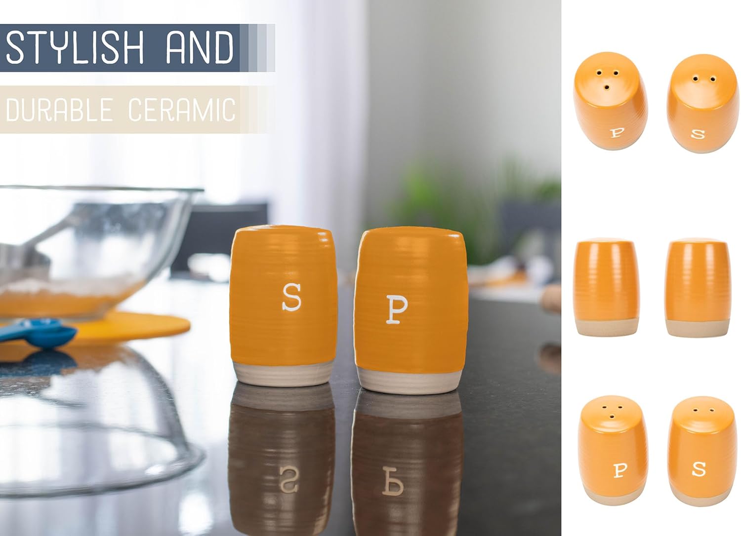 NAT AND JULES Modern Salt Pepper Set