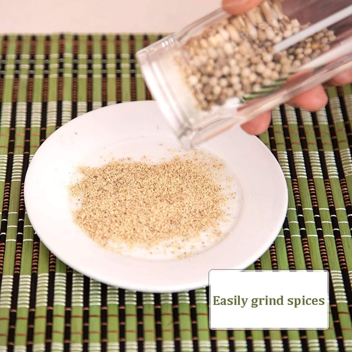 SEFAX Pepper and Salt Grinder Set Manual Salt and Pepper Mills