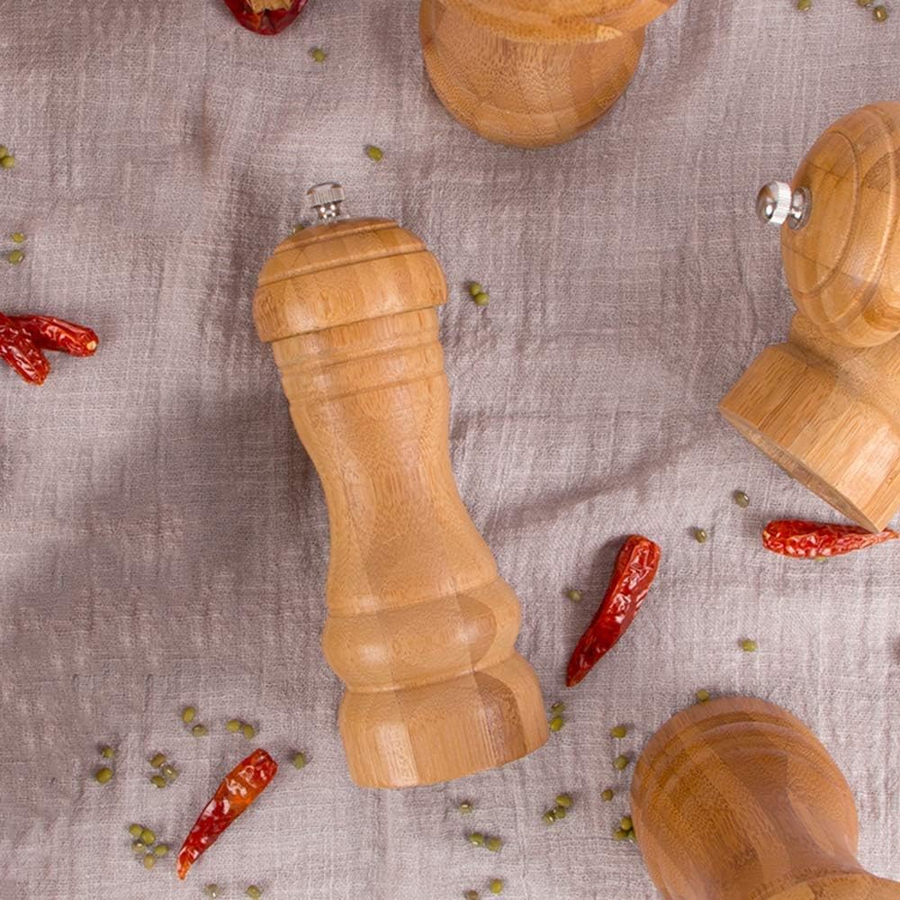 Adjustable Ceramic Pepper Mill Set Durable Design