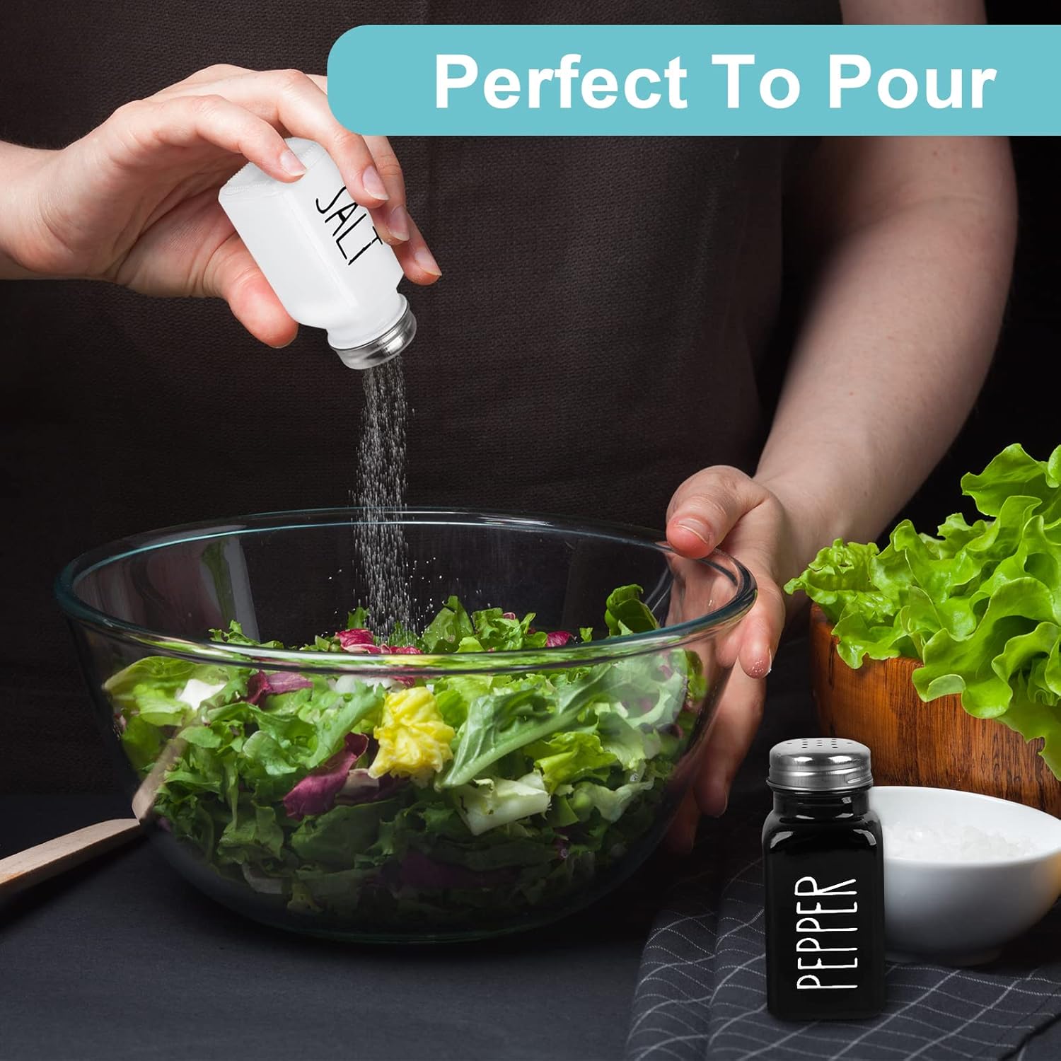 2-Piece Salt and Pepper Shakers Set