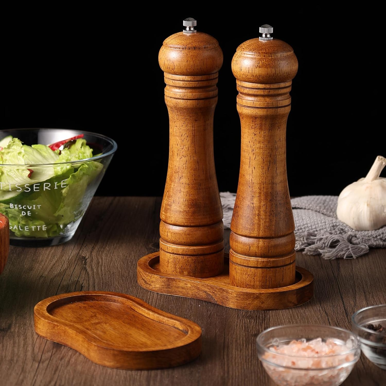 High-Quality Salt and Pepper Mill Tray