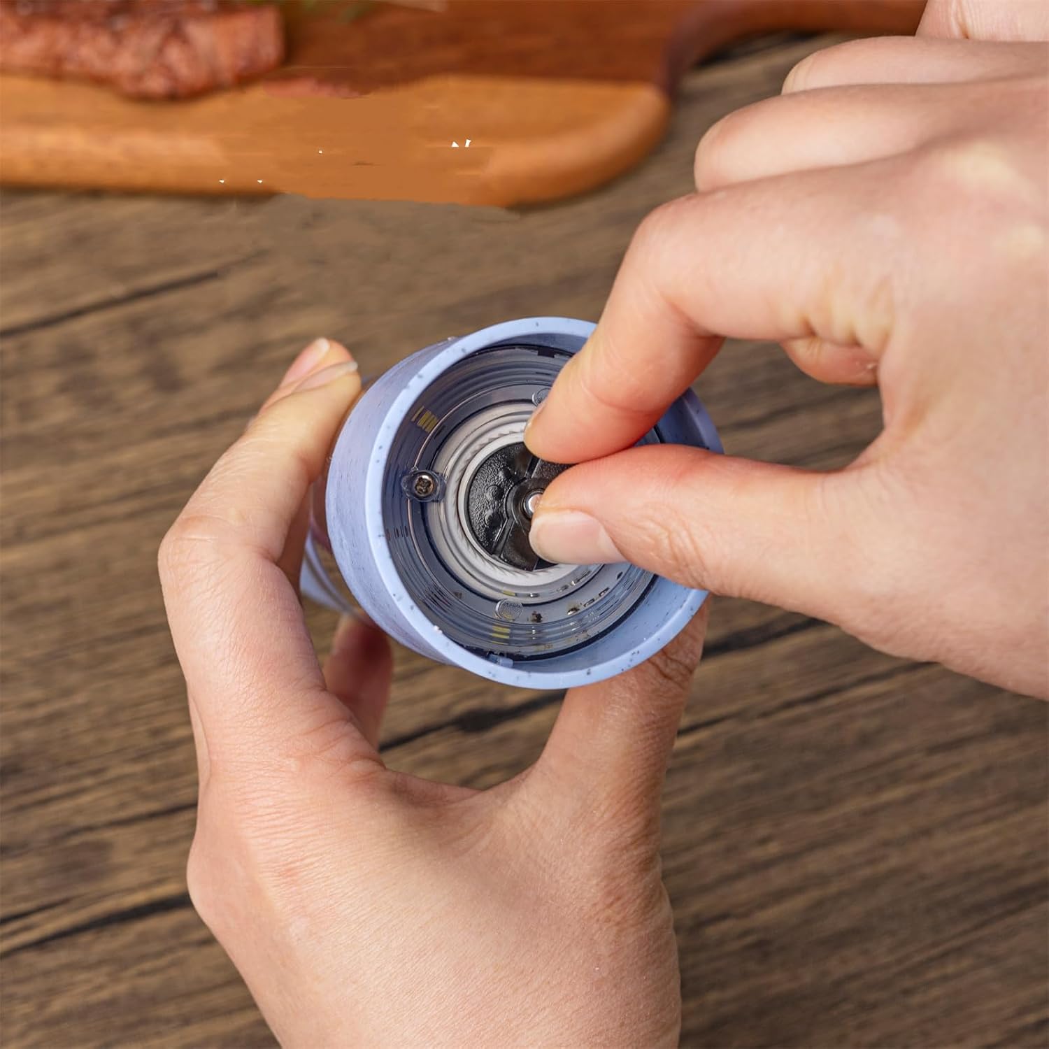 Electric Salt and Pepper Grinder SetAdjustable Coarse to Fine