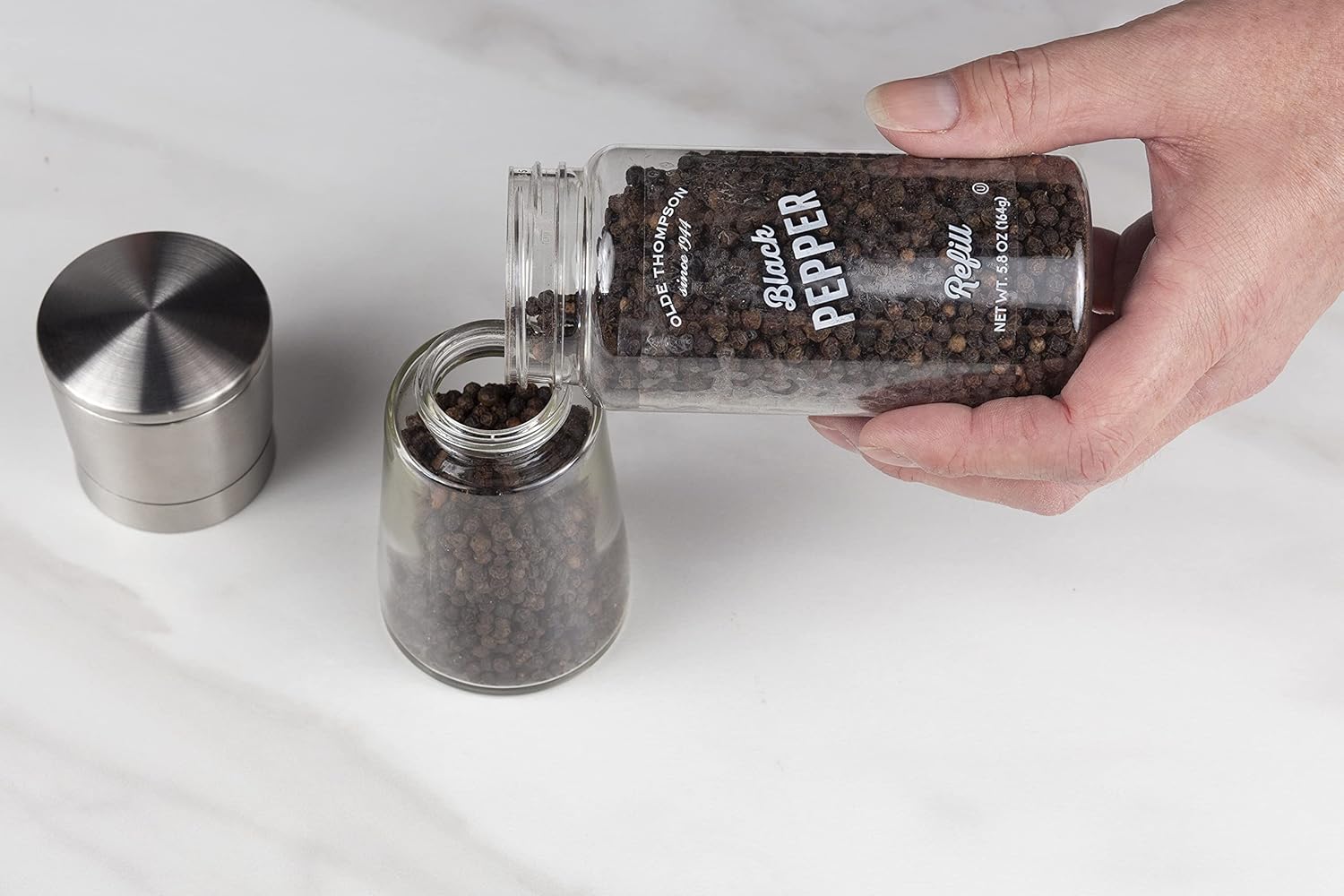Olde Thompson 55 Adjustable Pepper Mill CreateExtra Flavor