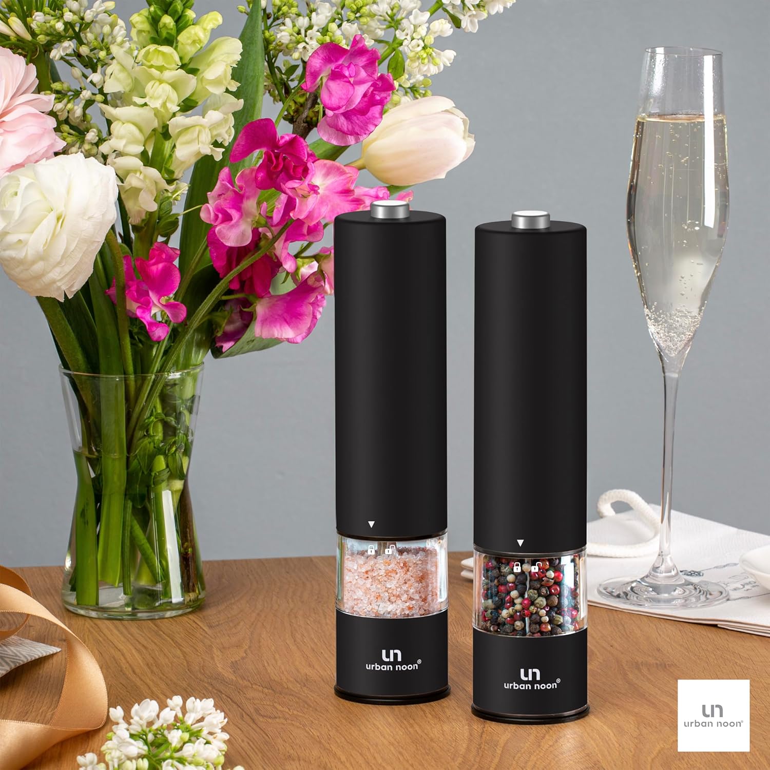 Urban Noon Electric Salt and Pepper Grinder Set