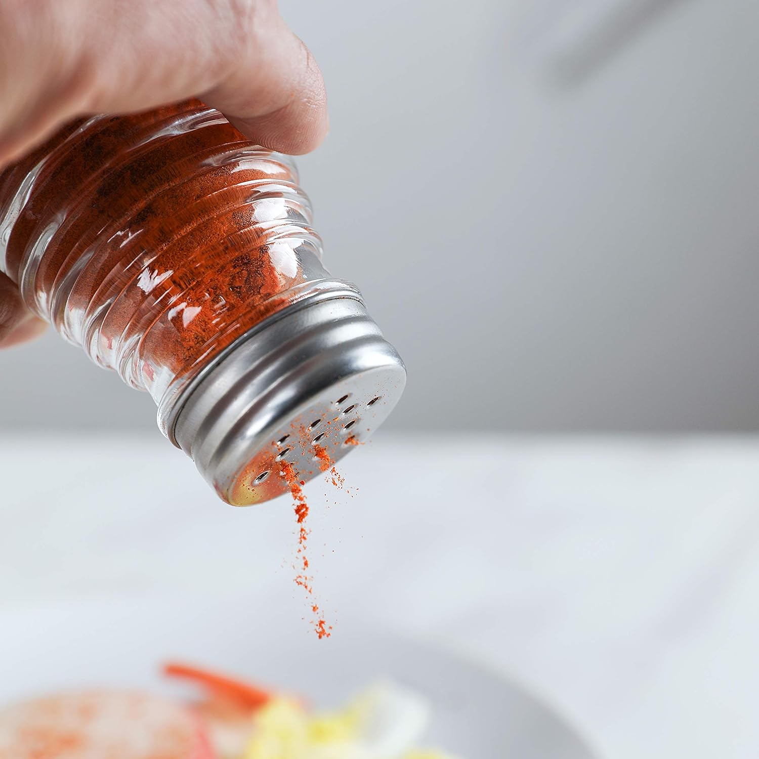 Stainless Steel Salt and Pepper Shakers Set