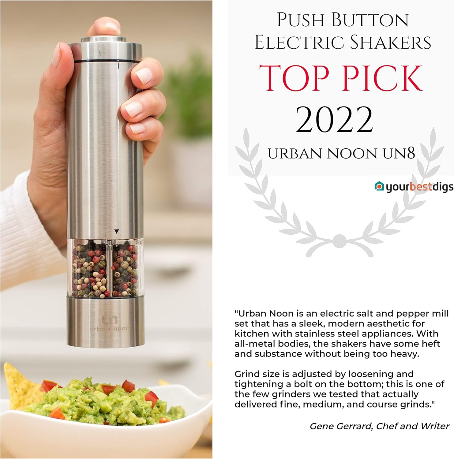 ultimate Salt Pepper grinder electric set