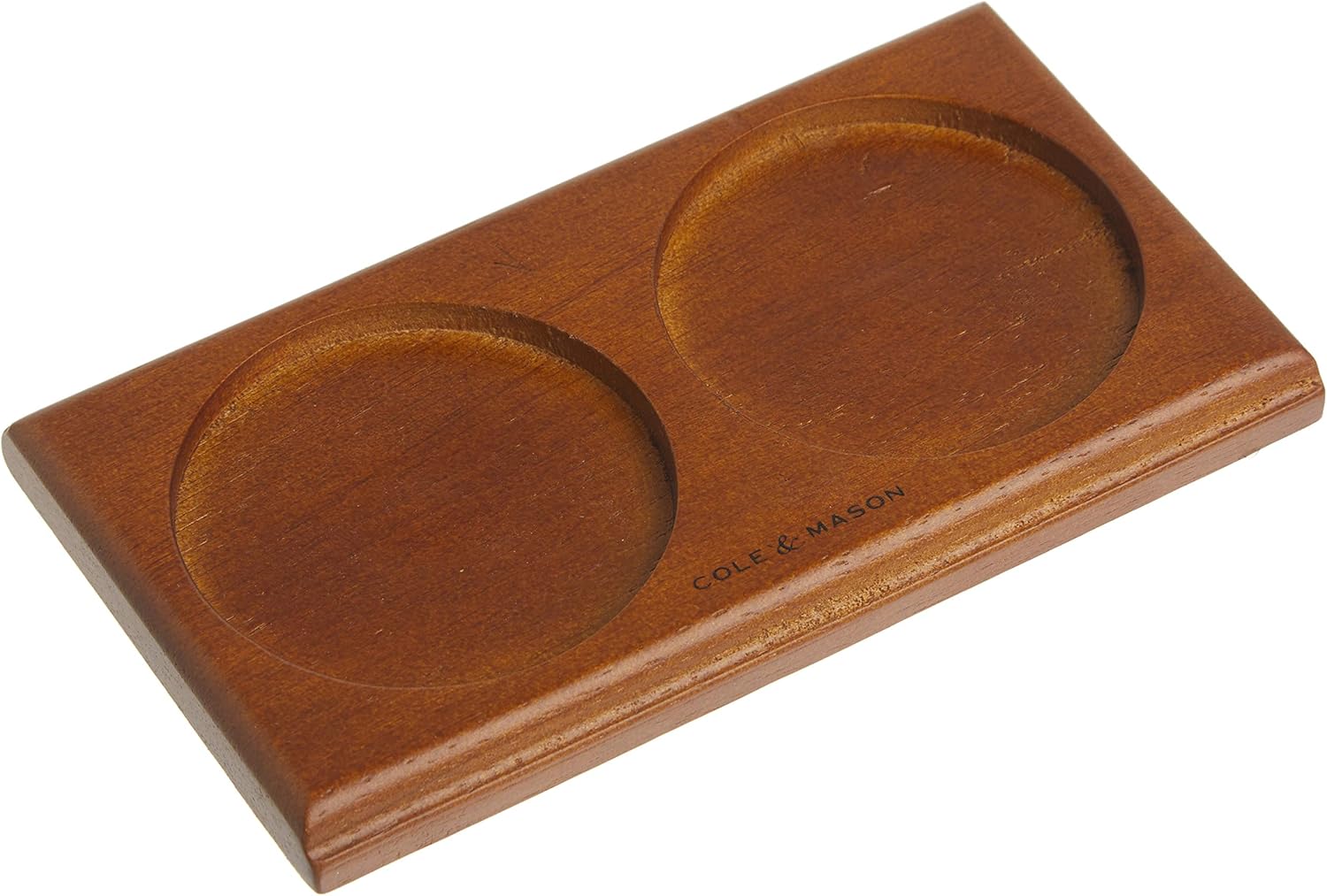 Cole Mason Salt Pepper Mill Tray Brown Wood