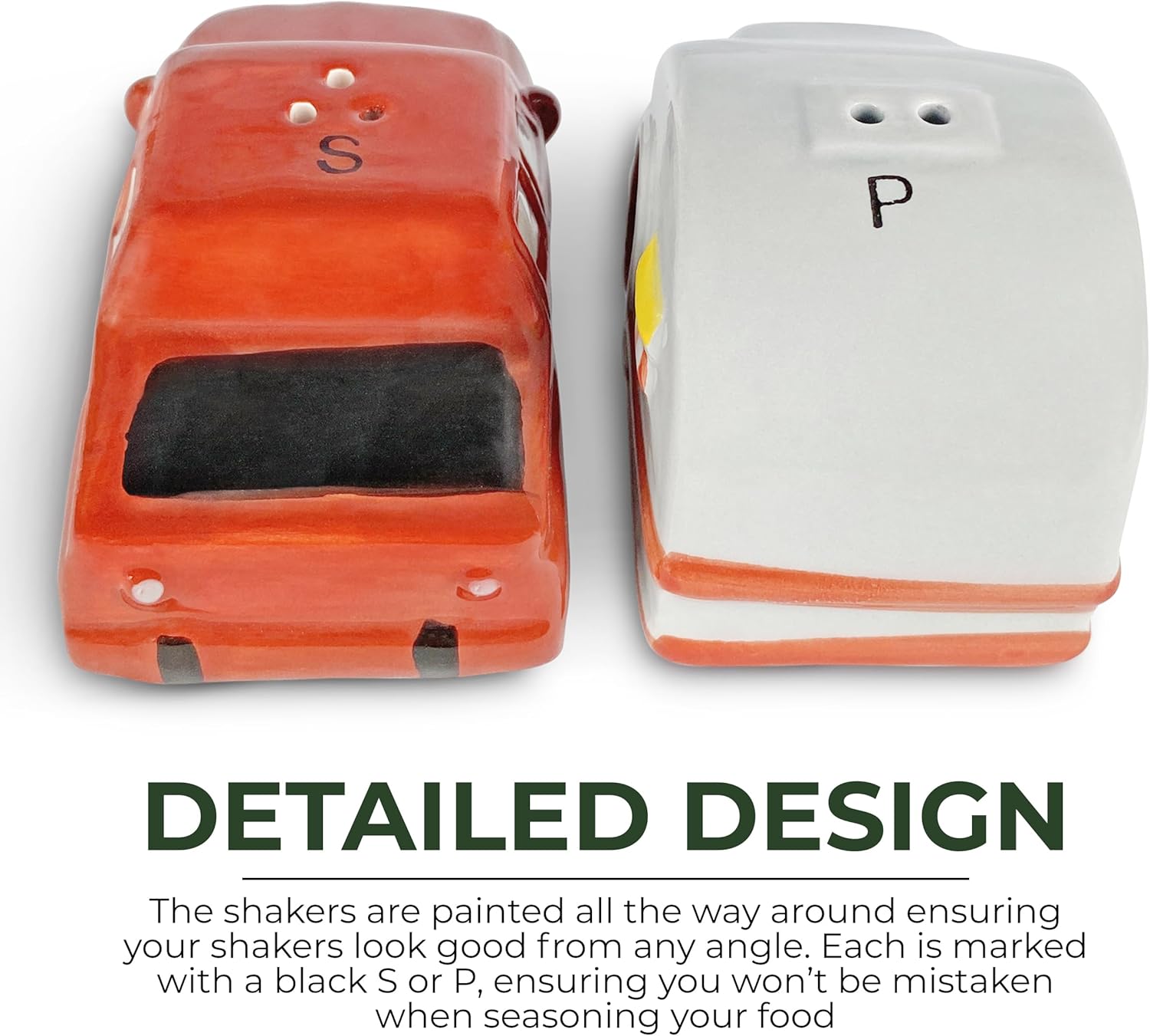 Rivers Edge Salt and Pepper Shaker Set Unique Kitchen Accent Perfect Gift