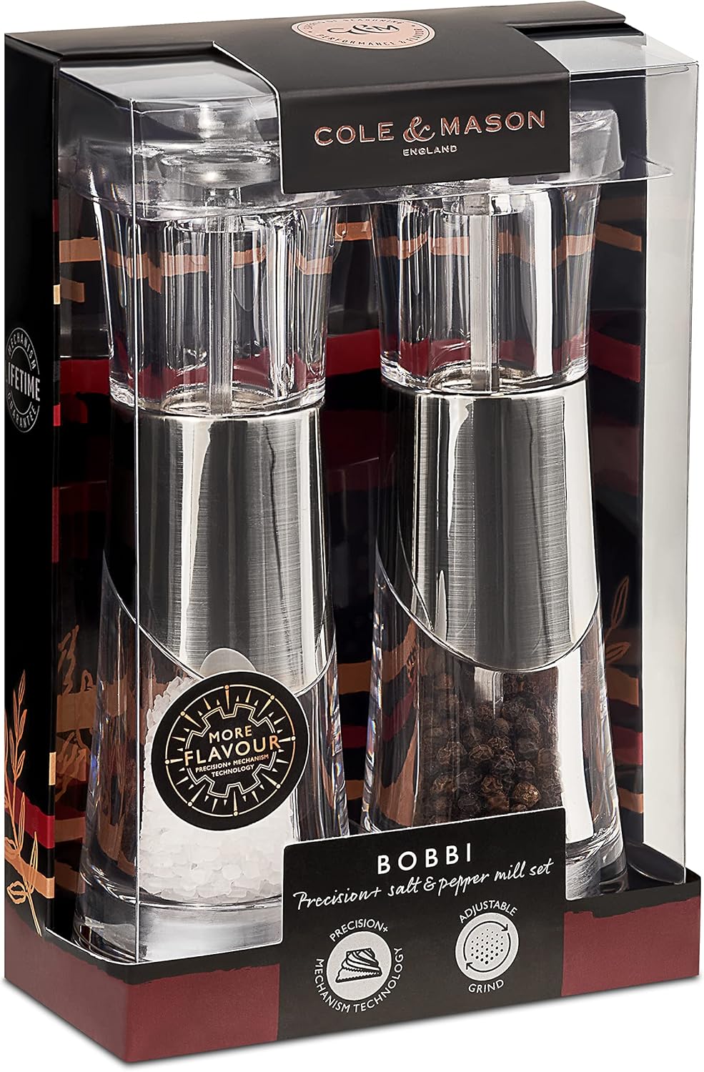 Cole Mason Salt Pepper Mills Set