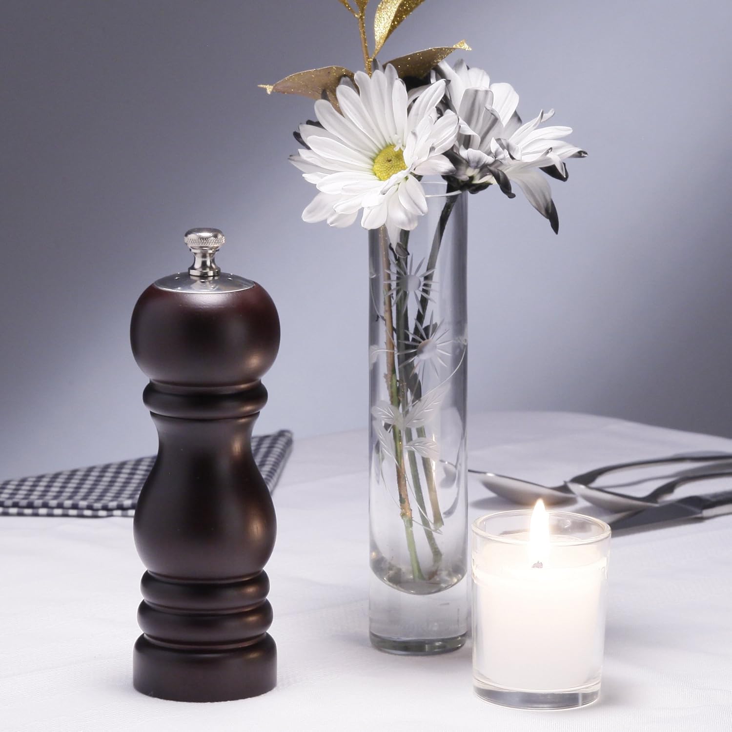 Chef Specialties 65 Inch Duo Pepper Mill and Salt Shaker Combo 1