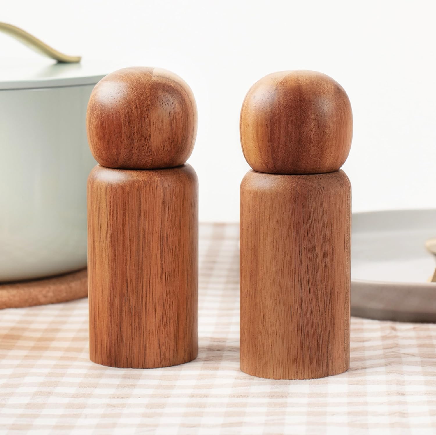 Manual Salt and Pepper Grinder Set