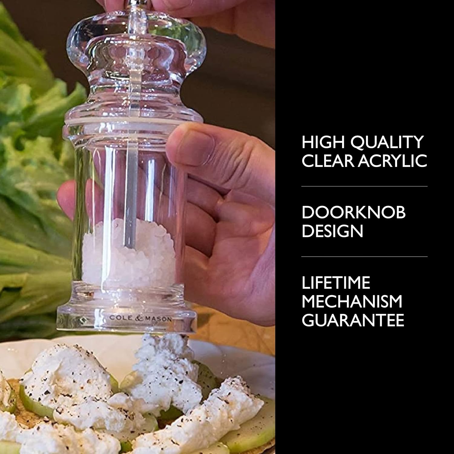 Cole Mason 505 Salt Grinder Best Precision Salt Mill for Home Use