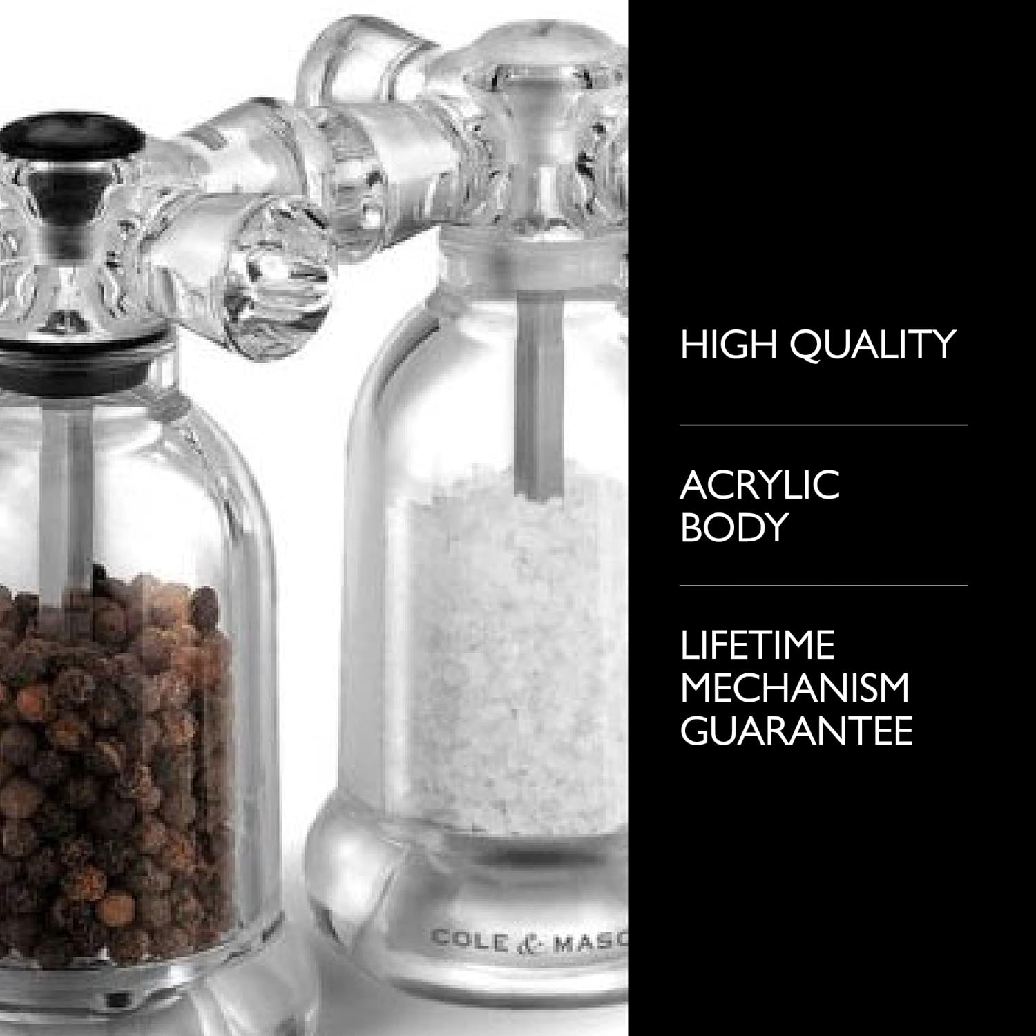 Cole Mason Tap Salt and Pepper Grinder Set