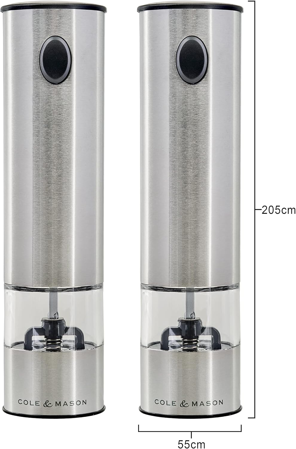 Cole Mason H300448 Salt Pepper Mill Set