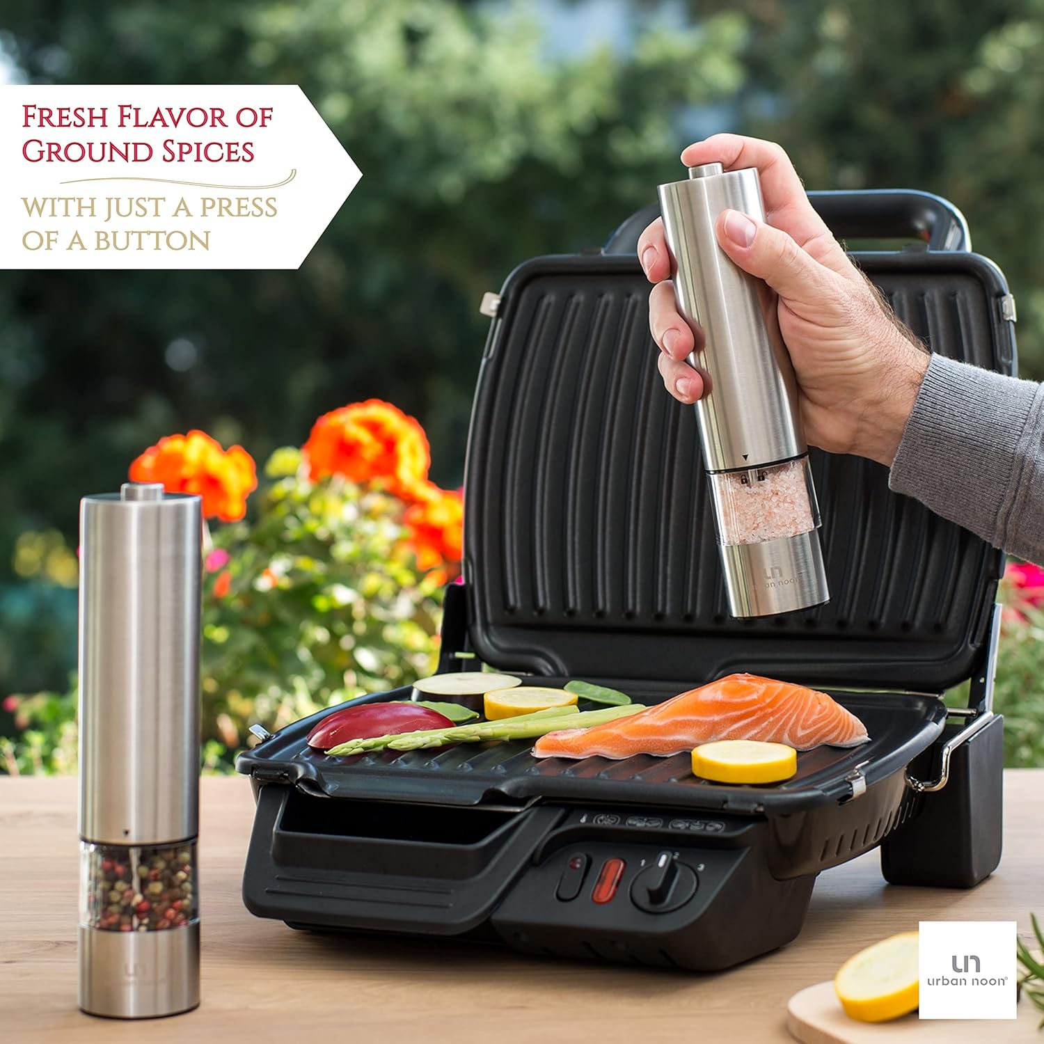 Urban Noon Electric Salt and Pepper Grinder Set