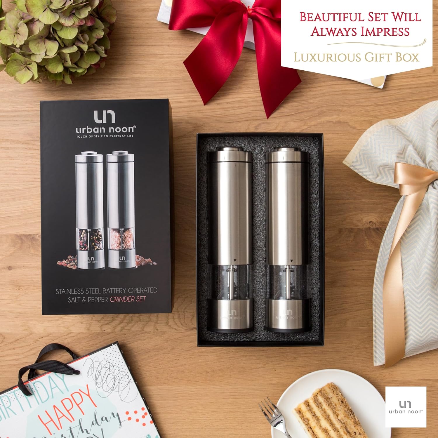 ultimate Salt Pepper grinder electric set