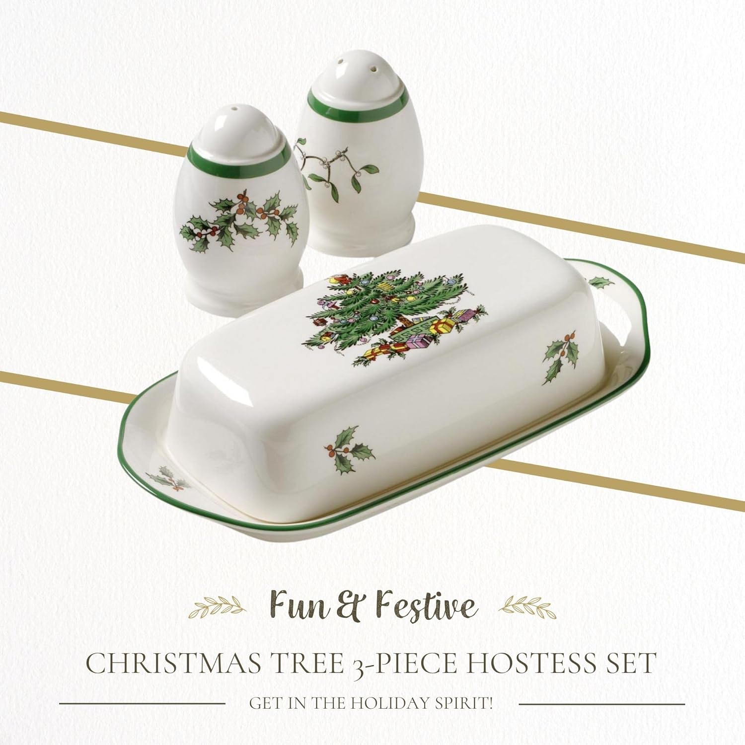 Spode Christmas Tree Hostess Set A Festive Touch for Holiday Entertaining