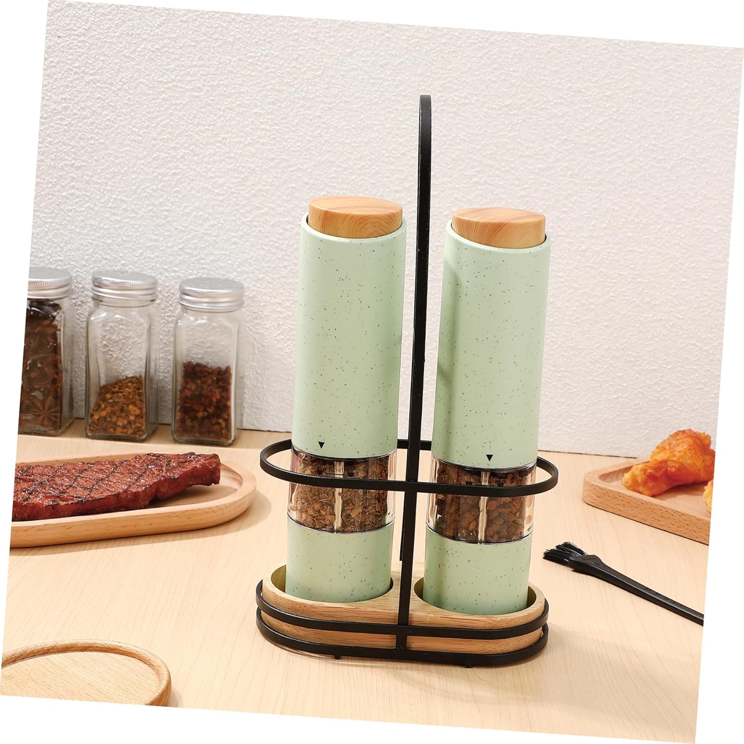 Zerodeko Electric Salt Pepper grinder set