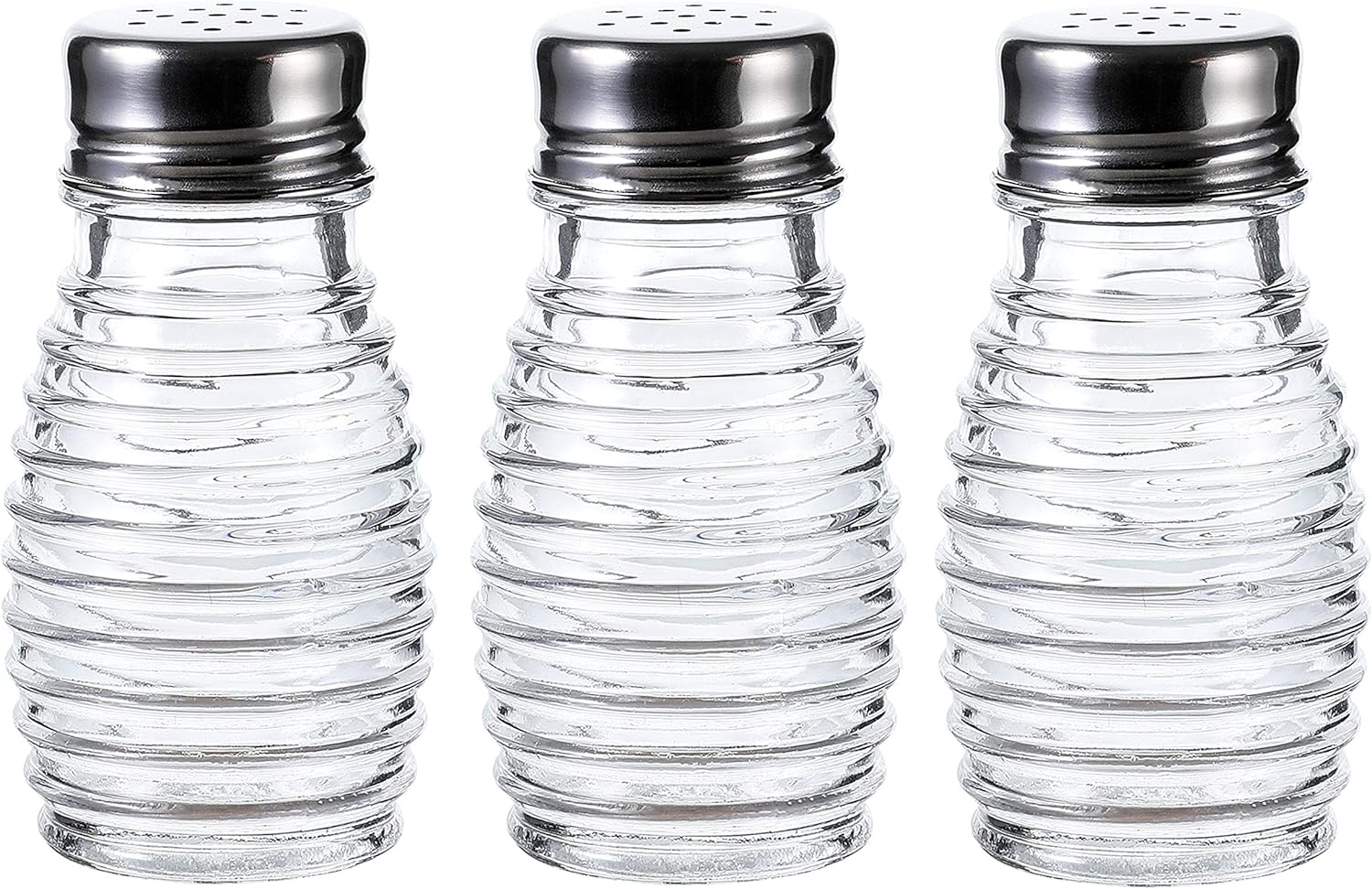 Stainless Steel Salt and Pepper Shakers Set