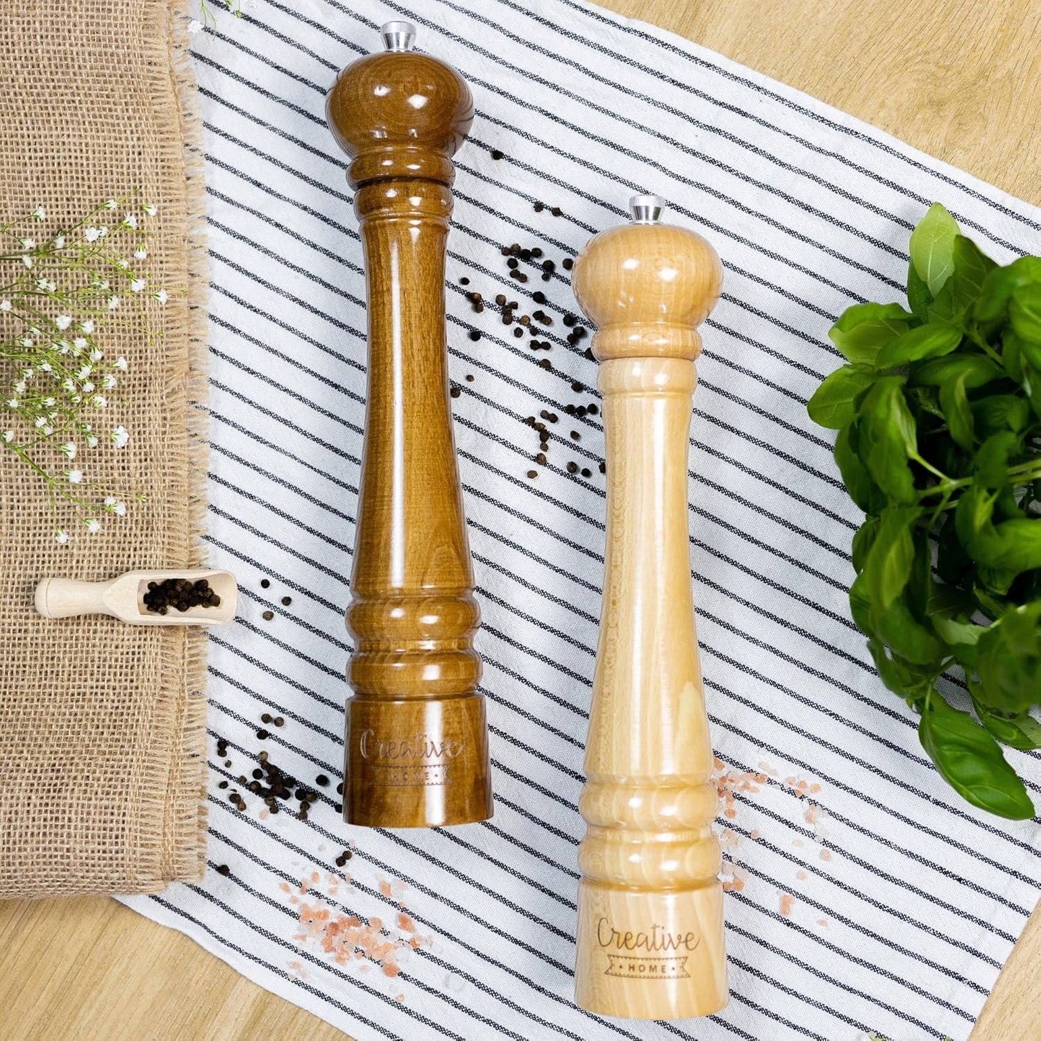 Creative Home Wooden Mill Set for Spices